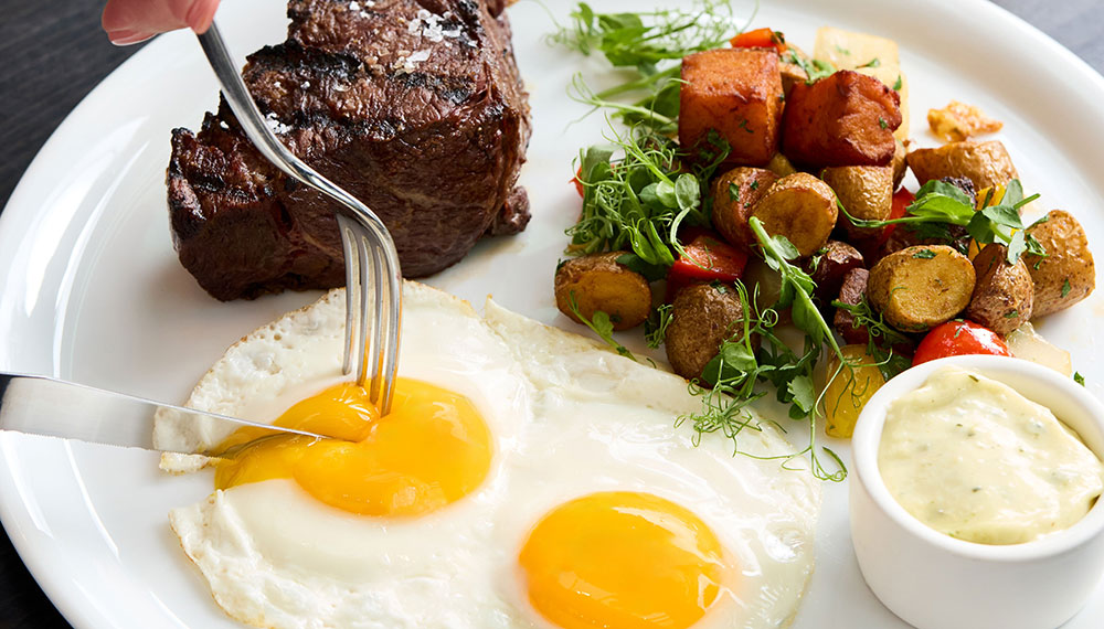 Steak and Eggs Plate